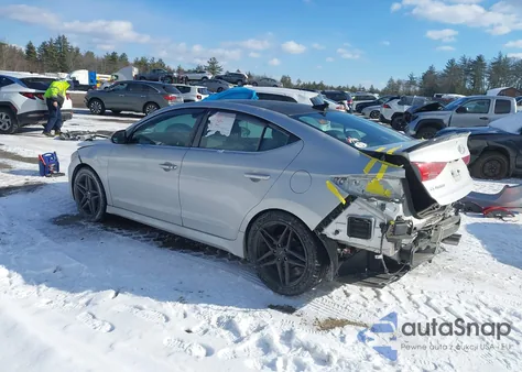 2018 Hyundai Elantra Sport from USA, damaged, VIN KMHD04LB5JU723306